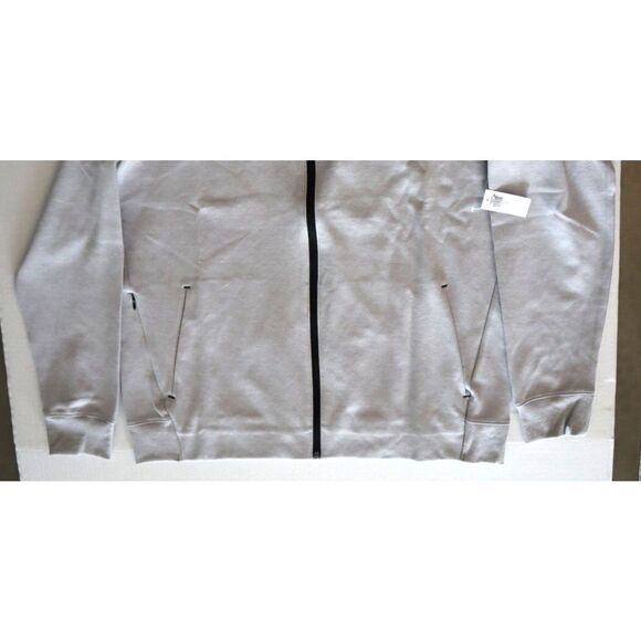 Old Navy Active Men Sz XL-Tall Light Heather Gray Dynamic Fleece 4.0 Zip Hoodie - Picture 5 of 7